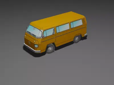 Volkswagen bus 3D model