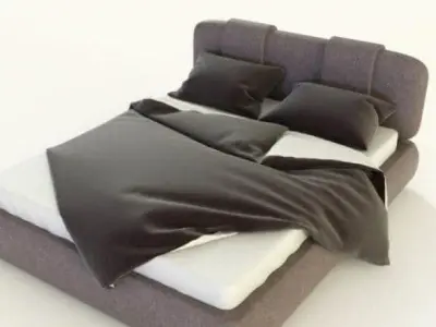 bedroom bed Free 3D model