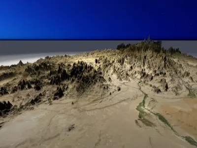 Afghanistan   3D Topography model Free 3D model