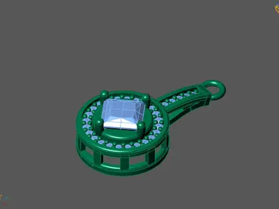 Women Pendants 3DM STL Pendant Renders Details 3D print model 3D print model