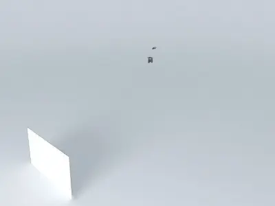 Arbor piece of paper on table Free 3D model