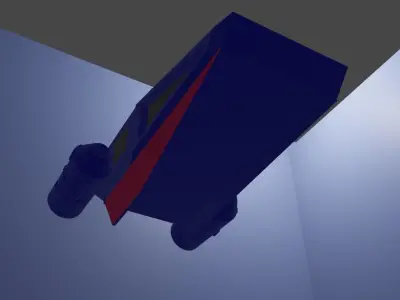 Futuristic Hover Car 3D model