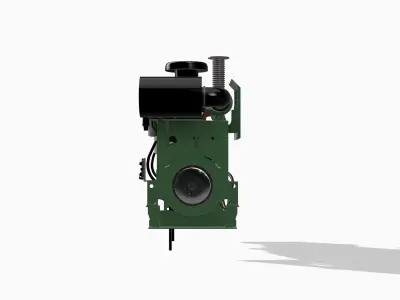 QSK23 Generator cummins diesel engine 3D print model