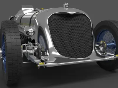 Napier Railton 3D model