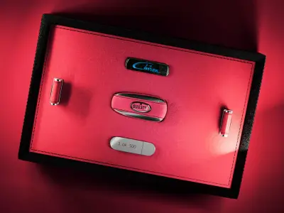 Bugatti Chiron Keys Pack Free low-poly 3D model