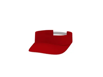 Low-Poly Visor Cap 3D Model Low-poly 3D model