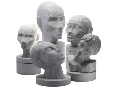 Bust Sculpture 3D model