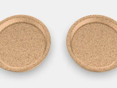 IKEA 365 Coaster Low-poly 3D model
