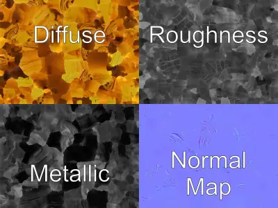 Stylized Movie Theater Marquee Sign model pack Low-poly 3D model