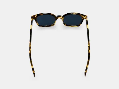 Griffin Sunglasses in Burnt Honeycomb Tortoise 3D model