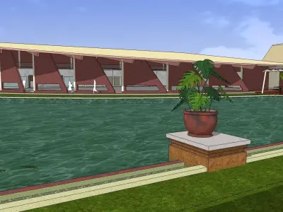 Plastering Workshop 3D model