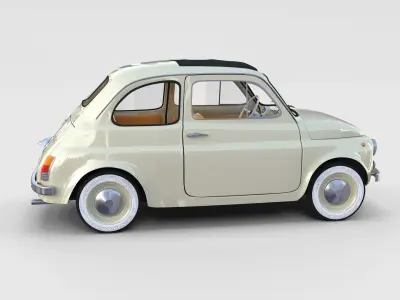 Fiat 500D Nuova 1960 rev 3D model