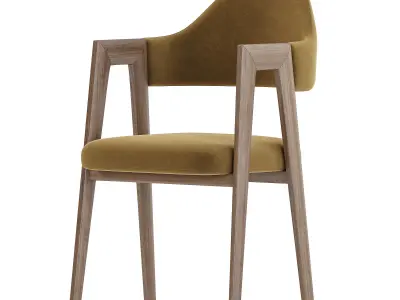 luxury dining chair 3D model