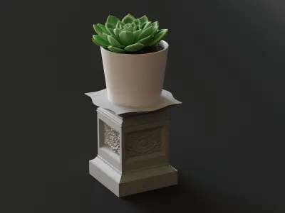 pedestal 02 3D print model