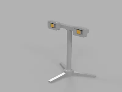 LED Illumination Mechanic - Diorama Garage 3D print model  3D print model