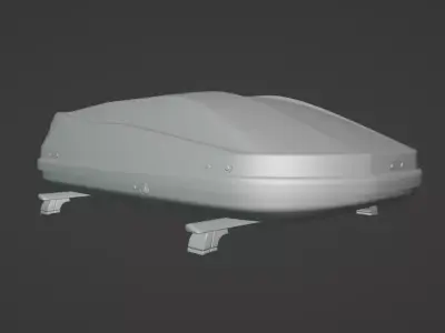Car trunk Free 3D model