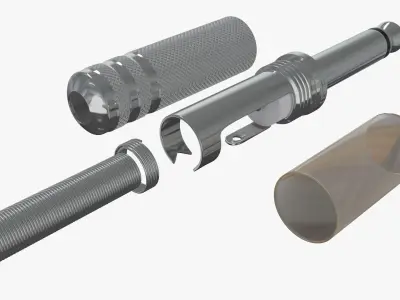 Plug Jack 14 633 Mono 3D model