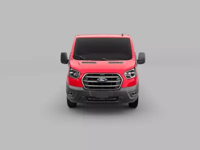 ford transit 350 Low-poly 3D model