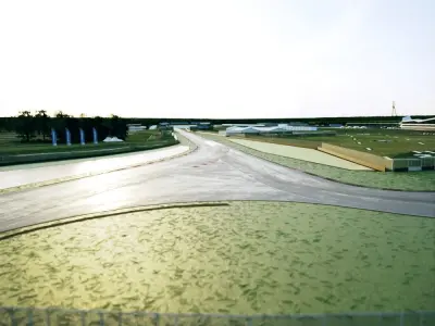 Silverstone Circuit - International Segment - UK Low-poly 3D model