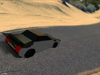 3d Model Super Car Racing Speed  Low-poly 3D model