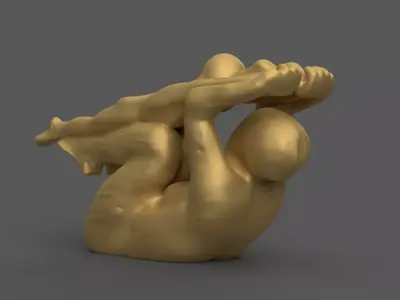 mom play with kid Mothers Day Hug STL File for Decoration 3D print model