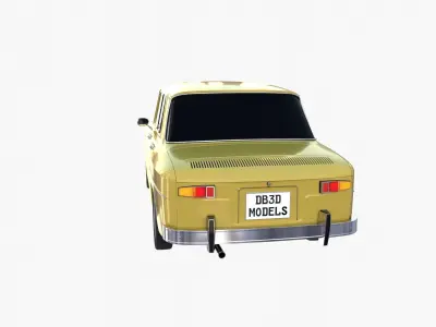 Generic 60s European Car 3D model