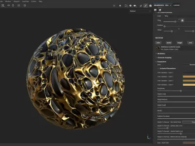 200 SBSAR Organic Shapes Materials  Texture