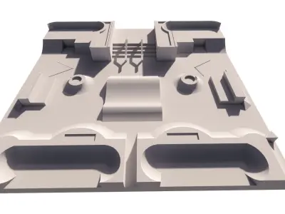 Skatepark-Skate Park PACK 3D model