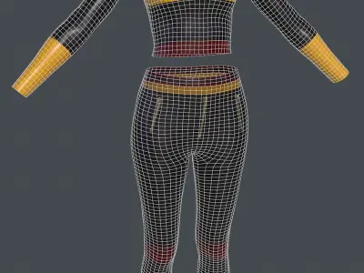 motorcyclists clothing Free low-poly 3D model