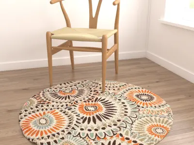 Rugs No 30 Low-poly 3D model