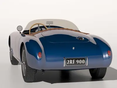 1954 OSCA Mt4 3D model