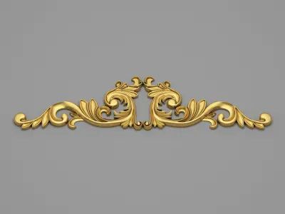 Classic Carved 015 3D model purchase