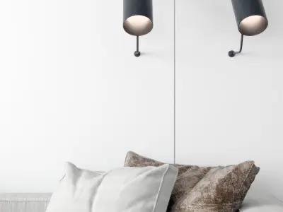 Modern wall lamp 3D model