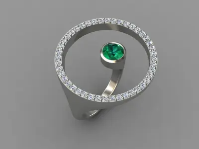 Infinite Elegance Ring 3D print model