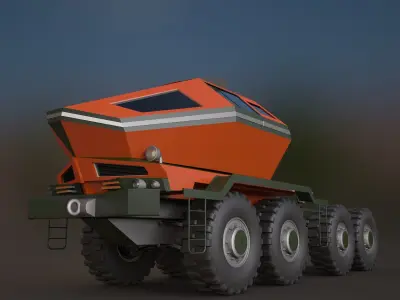 MAZ3 CONCEPT all-terrain vehicle tractor unit 3D model