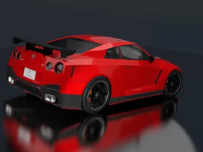 Nissan GTR Nismo 2015 3D model