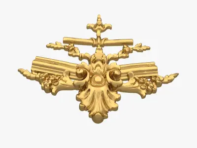 Classic decor ornament 231 3D model