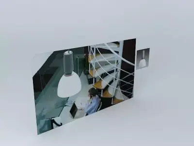 THORN Glacier Opal Pendant Light Free 3D model