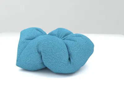 Pillow heart - teal 3D model