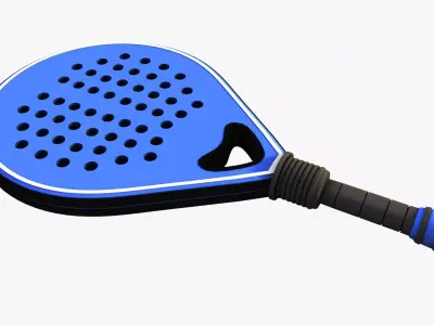 Padel Racket Free 3D model