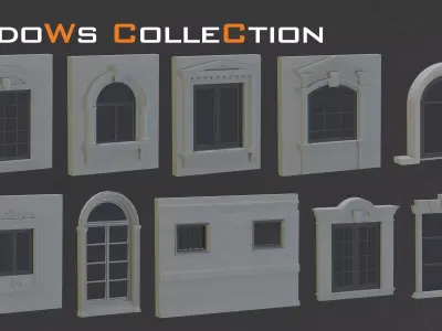 Windows Collection 3D model