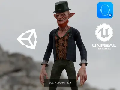 Mythical creatures pack game characters for Horror and Fantasy 3D Model Collection