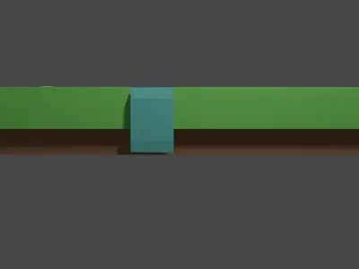 low poly land base Free low-poly 3D model