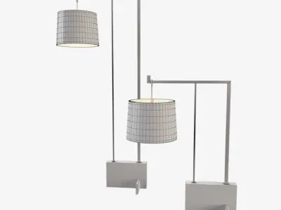 Piloti Floor Lamp 3D model