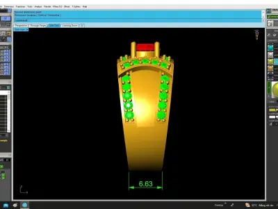 Luxury Men Ring with Center Gemstone and Diamond Accents  4827 3D print model