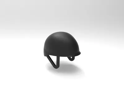 Jockey Helmet - Low Poly 3D print model