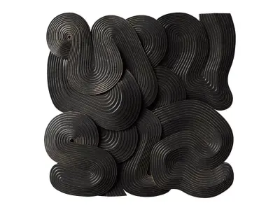 Abstract sculpture by Jim Gaylord Saga 3D model