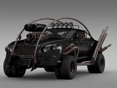Mad Max Grizzly Bentley Continental GT 2015 3D model