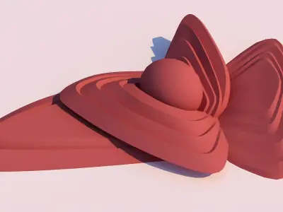 0050 - Organic Building OB-002 3D model