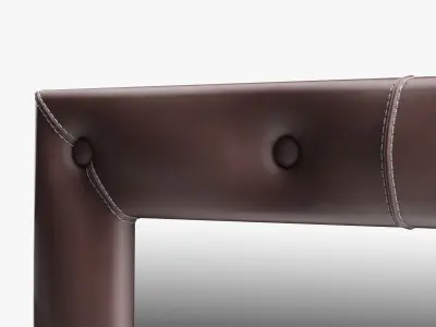 Leather Mirror Small 3D model